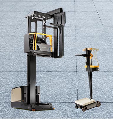 湖北叉車/武漢叉車案例:三向叉車/多功能揀選車