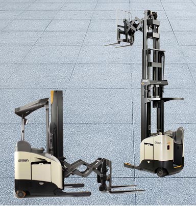 湖北叉車/武漢叉車案例:雙伸位電動前移式叉車