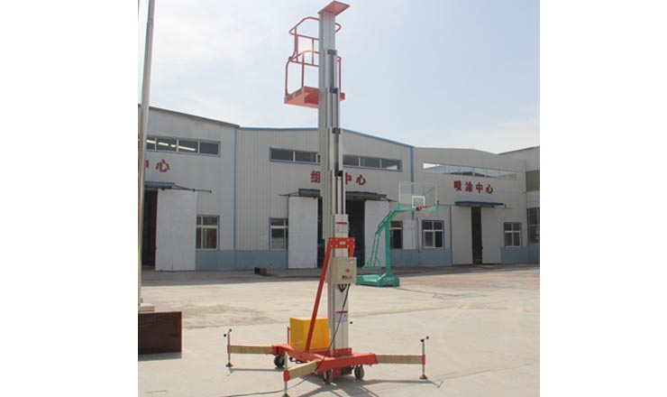 移動式單桅柱高空作業平臺_4